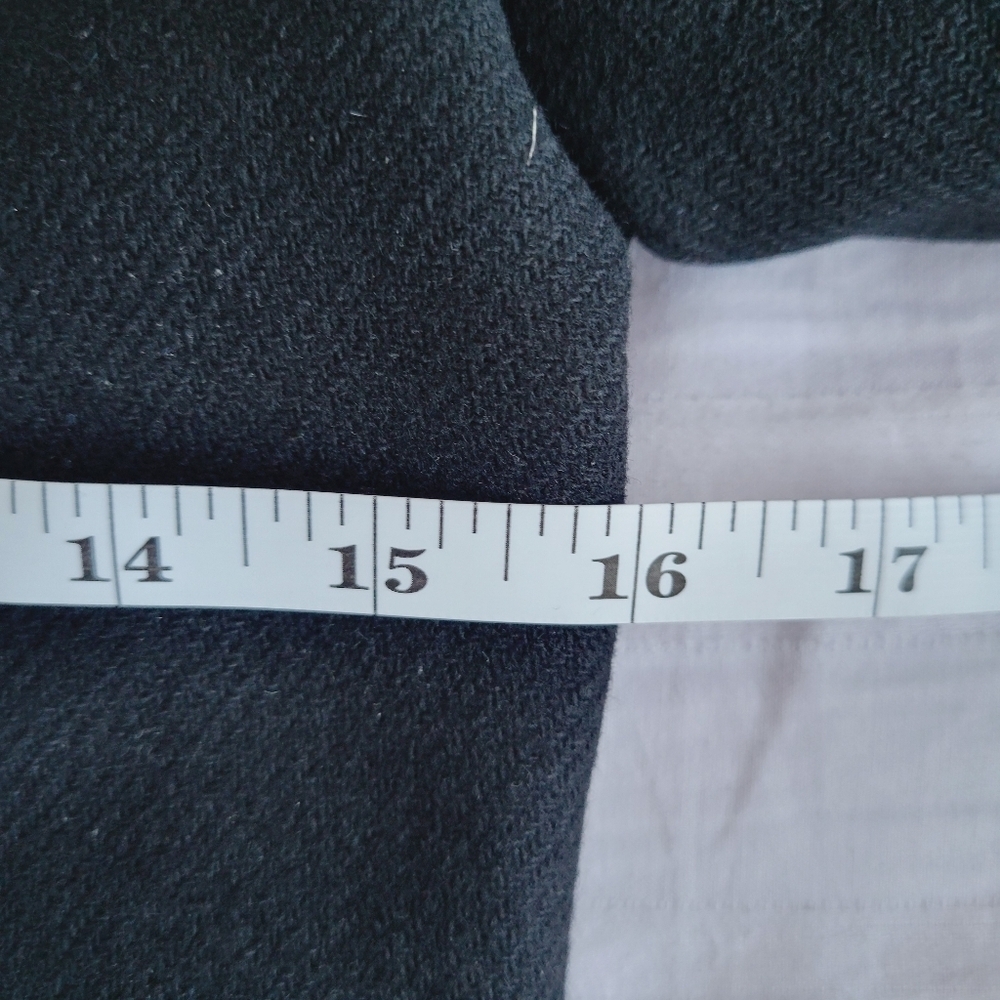 Zara Black Short Pea Coat - Picture 8 of 9